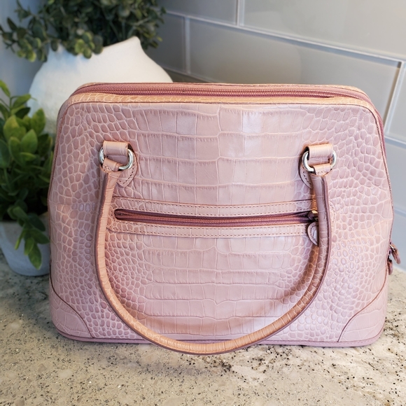 Brighton Pink Leather Purse / Handbag ๐ - Picture 3 of 8